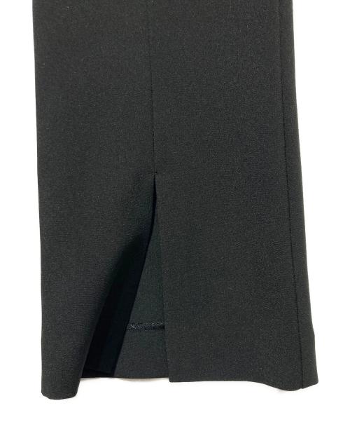 anuans（アニュアンス）anuans (アニュアンス) ストレッチスリットフレアパンツ ブラック サイズ:Sの古着・服飾アイテム