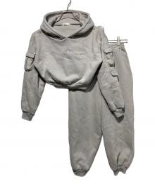 darich（ダーリッチ）の古着「Dベアスタッズスウェットセットアップ」｜グレー