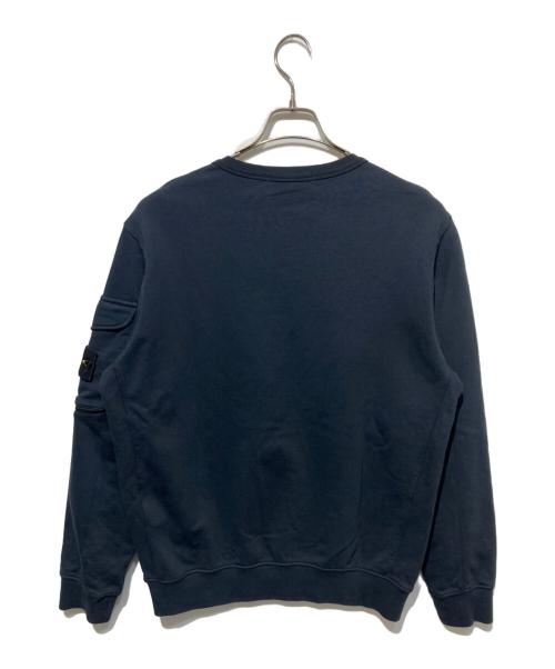 STONE ISLAND（ストーンアイランド）STONE ISLAND (ストーンアイランド) クルーネックスウェット ネイビー サイズ:Ｍの古着・服飾アイテム