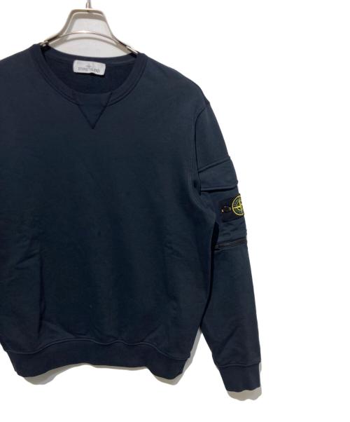 STONE ISLAND（ストーンアイランド）STONE ISLAND (ストーンアイランド) クルーネックスウェット ネイビー サイズ:Ｍの古着・服飾アイテム