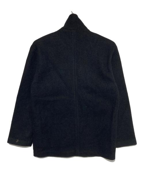 AURALEE（オーラリー）AURALEE (オーラリー) WOOL LING YARN MILLED JERSEY ZIP BLOUSON ブラック サイズ:3の古着・服飾アイテム