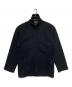 AURALEE（オーラリー）の古着「WOOL LING YARN MILLED JERSEY ZIP BLOUSON」｜ブラック