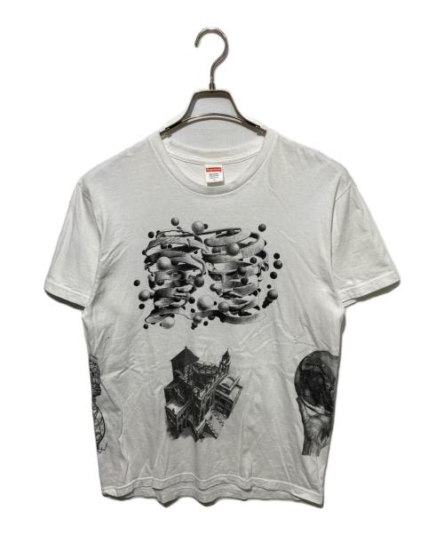SUPREME（シュプリーム）Supreme (シュプリーム) 17SS M.C. Escher Collage Ｔシャツ ホワイト サイズ:Lの古着・服飾アイテム
