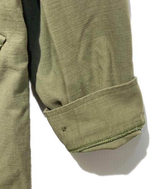 WIND AND SEA（ウィンダンシー）WIND AND SEA (ウィンダンシー) ロゴ ミリタリーモッズコート グリーン サイズ:Ｌの古着・服飾アイテム