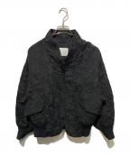 Mame Kurogouchiマメクロゴウチ）の古着「Floral Jacquard Triple Cloth Jacket」｜ブラック