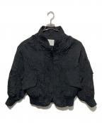 Mame Kurogouchiマメクロゴウチ）の古着「Floral Jacquard Triple Cloth Jacket」｜ブラック