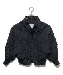 Mame Kurogouchi（マメクロゴウチ）の古着「Floral Jacquard Triple Cloth Jacket」｜ブラック