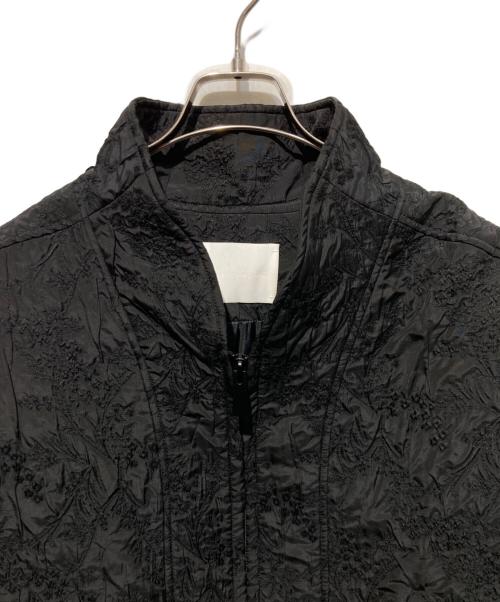 Mame Kurogouchi（マメクロゴウチ）Mame Kurogouchi (マメクロゴウチ) Floral Jacquard Triple Cloth Jacket ブラック サイズ:1の古着・服飾アイテム