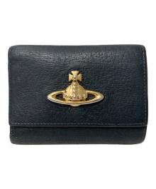 Vivienne Westwood（ヴィヴィアンウエストウッド）の古着「3つ折り財布」｜ブラック