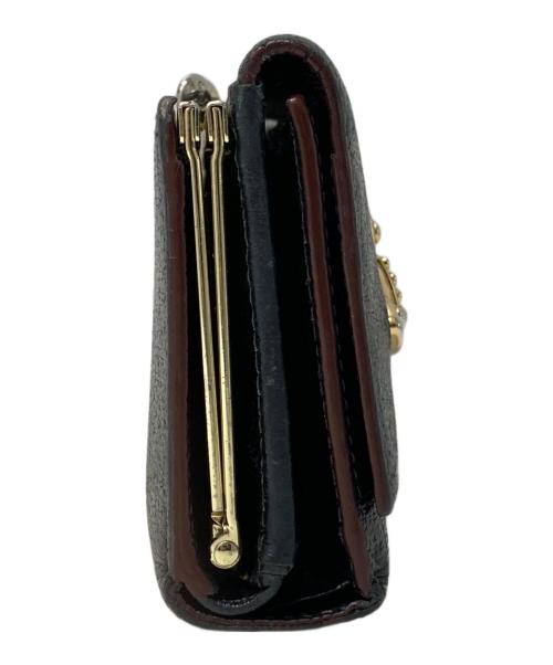 Vivienne Westwood（ヴィヴィアンウエストウッド）Vivienne Westwood (ヴィヴィアンウエストウッド) 3つ折り財布 ブラックの古着・服飾アイテム
