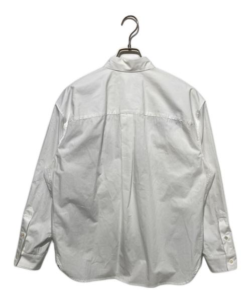 HERALBONY（ヘラルボニー）HERALBONY (ヘラルボニー) レギュラーカラーシャツ「marina-moji003」 ホワイト サイズ:Mの古着・服飾アイテム