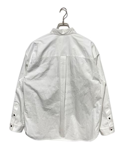 HERALBONY（ヘラルボニー）HERALBONY (ヘラルボニー) レギュラーカラーシャツ「heart-mm2024」 ホワイト サイズ:Lの古着・服飾アイテム