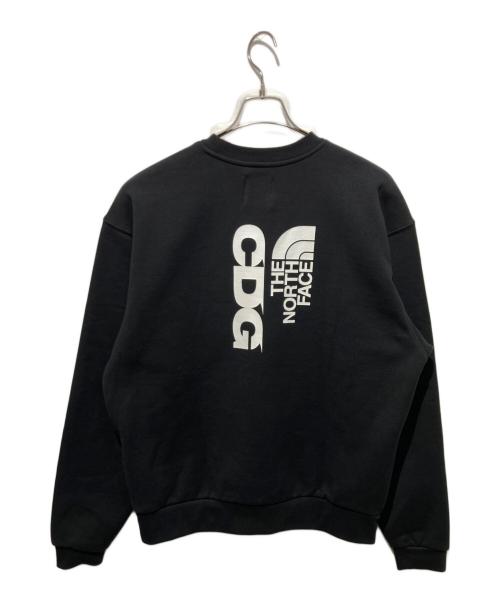 THE NORTH FACE（ザ ノース フェイス）THE NORTH FACE (ザ ノース フェイス) CDG (シーディージー) TNF×CDG スウェットクルーネック ブラック サイズ:Ｍの古着・服飾アイテム