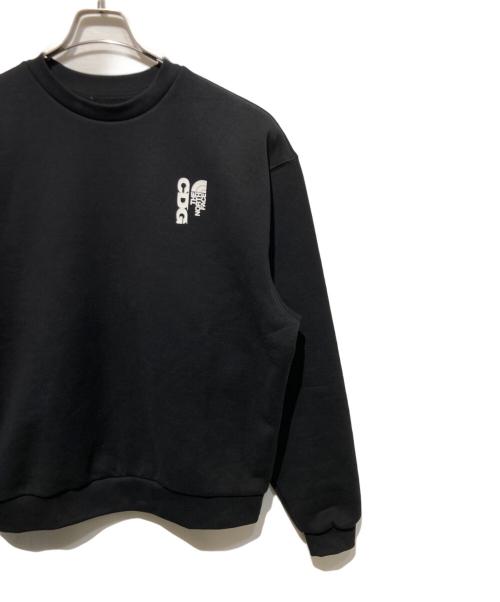 THE NORTH FACE（ザ ノース フェイス）THE NORTH FACE (ザ ノース フェイス) CDG (シーディージー) TNF×CDG スウェットクルーネック ブラック サイズ:Ｍの古着・服飾アイテム