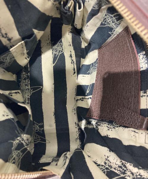 Vivienne Westwood（ヴィヴィアンウエストウッド）Vivienne Westwood (ヴィヴィアンウエストウッド) レザーミニリュック ブラウンの古着・服飾アイテム