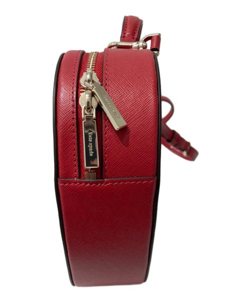 Kate Spade（ケイトスペード）Kate Spade (ケイトスペード) Love Shack ハート型クロスボディバッグ レッドの古着・服飾アイテム