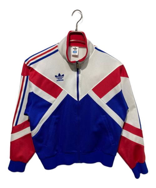 adidas（アディダス）adidas (アディダス) トラックジャケット ホワイト×ブルー サイズ:Lの古着・服飾アイテム