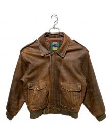 MADE IN THE WORLD（メイドインザワールド）の古着「レザージャケット」｜ブラウン