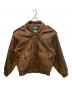 MADE IN THE WORLD（メイドインザワールド）の古着「レザージャケット」｜ブラウン