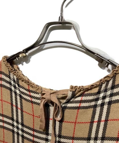 BURBERRY BLUE LABEL（バーバリー ブルー レーベル）BURBERRY BLUE LABEL (バーバリー ブルー レーベル) ノースリーブワンピース ベージュ サイズ:38の古着・服飾アイテム