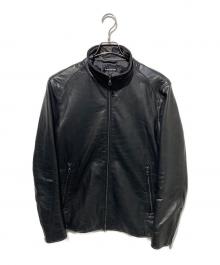 JACKROSE（ジャックローズ）の古着「レザージャケット」｜ブラック