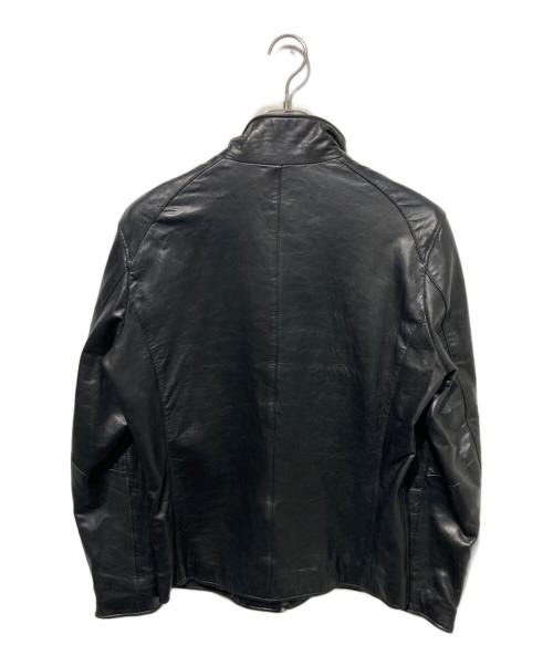 JACKROSE（ジャックローズ）JACKROSE (ジャックローズ) レザージャケット ブラック サイズ:Lの古着・服飾アイテム
