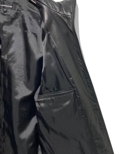 JACKROSE（ジャックローズ）JACKROSE (ジャックローズ) レザージャケット ブラック サイズ:Lの古着・服飾アイテム