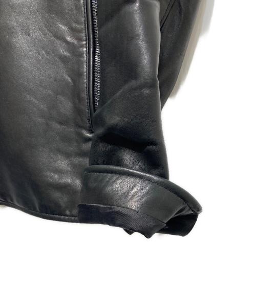 JACKROSE（ジャックローズ）JACKROSE (ジャックローズ) レザージャケット ブラック サイズ:Lの古着・服飾アイテム