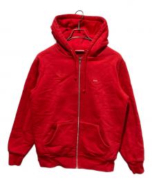 SUPREME（シュプリーム）の古着「Small Box Thermal Zip-Up Sweat」｜レッド