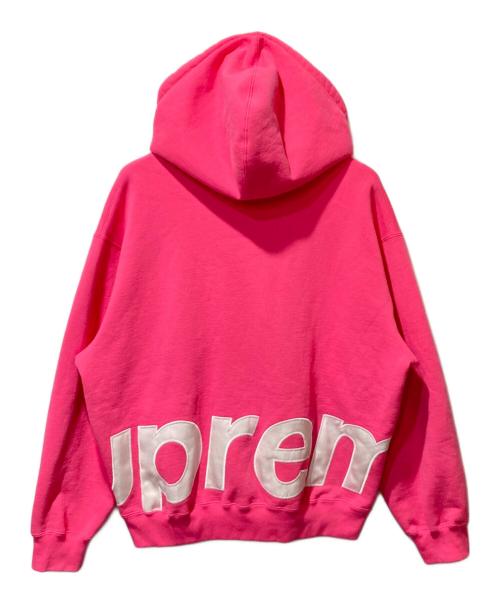 SUPREME（シュプリーム）SUPREME (シュプリーム) Big Logo Zip Up Hooded Sweatshirt Magenta ピンク サイズ:Mの古着・服飾アイテム