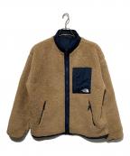 THE NORTH FACEザ ノース フェイス）の古着「リバーシブルエクストリームパイルジャケット」｜ネイビー×ベージュ