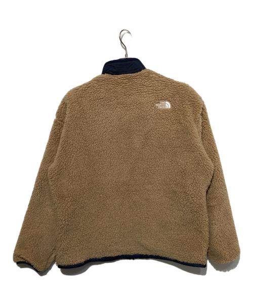 THE NORTH FACE（ザ ノース フェイス）THE NORTH FACE (ザ ノース フェイス) リバーシブルエクストリームパイルジャケット ネイビー×ベージュ サイズ:Lの古着・服飾アイテム