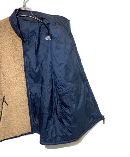 THE NORTH FACE（ザ ノース フェイス）THE NORTH FACE (ザ ノース フェイス) リバーシブルエクストリームパイルジャケット ネイビー×ベージュ サイズ:Lの古着・服飾アイテム