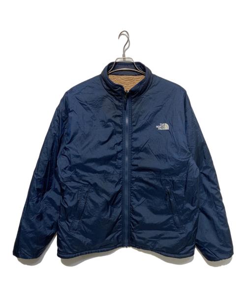 THE NORTH FACE（ザ ノース フェイス）THE NORTH FACE (ザ ノース フェイス) リバーシブルエクストリームパイルジャケット ネイビー×ベージュ サイズ:Lの古着・服飾アイテム