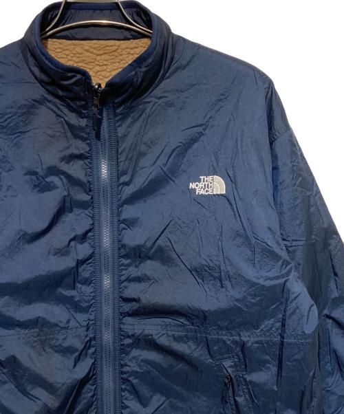 THE NORTH FACE（ザ ノース フェイス）THE NORTH FACE (ザ ノース フェイス) リバーシブルエクストリームパイルジャケット ネイビー×ベージュ サイズ:Lの古着・服飾アイテム