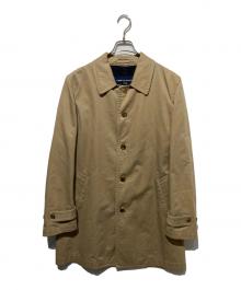 COMME des GARCONS HOMME（コムデギャルソン オム）の古着「裏地チェックステンカラーコート」｜ベージュ