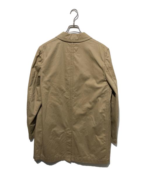 COMME des GARCONS HOMME（コムデギャルソン オム）COMME des GARCONS HOMME (コムデギャルソン オム) 裏地チェックステンカラーコート ベージュ サイズ:Lの古着・服飾アイテム