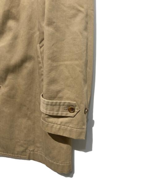 COMME des GARCONS HOMME（コムデギャルソン オム）COMME des GARCONS HOMME (コムデギャルソン オム) 裏地チェックステンカラーコート ベージュ サイズ:Lの古着・服飾アイテム