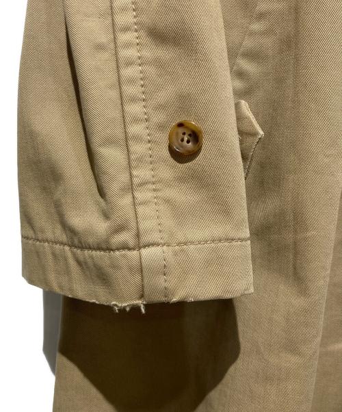 COMME des GARCONS HOMME（コムデギャルソン オム）COMME des GARCONS HOMME (コムデギャルソン オム) 裏地チェックステンカラーコート ベージュ サイズ:Lの古着・服飾アイテム