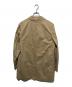 COMME des GARCONS HOMME (コムデギャルソン オム) 裏地チェックステンカラーコート ベージュ サイズ:L：20000円