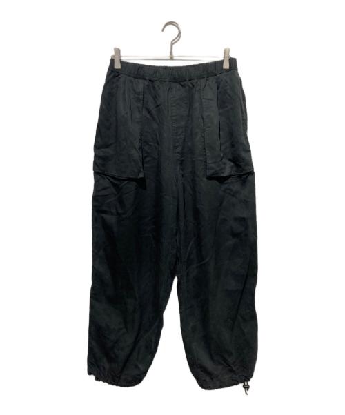 YOKE（ヨーク）YOKE (ヨーク) Military Wide Over Pants ブラック サイズ:2の古着・服飾アイテム