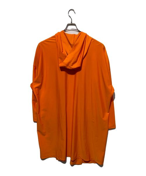 FUMITO GANRYU（フミトガンリュウ）FUMITO GANRYU (フミトガンリュウ) Rash Gown  フーデットガウンコート オレンジ サイズ:2の古着・服飾アイテム