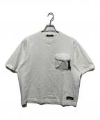 UNDERCOVER×EASTPAKアンダーカバー×イーストパック）の古着「ホワイト カーゴ Tシャツ」｜ホワイト