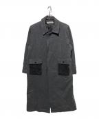 NEW OLDニューオールド）の古着「RIB POCKET COAT ニット切替コート」｜グレー