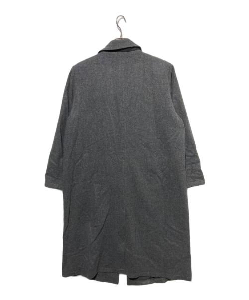 NEW OLD（ニューオールド）NEW OLD (ニューオールド) RIB POCKET COAT ニット切替コート グレー サイズ:44の古着・服飾アイテム
