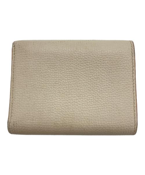 LOEWE（ロエベ）LOEWE (ロエベ) アナグラム トライフォードウォレット ベージュの古着・服飾アイテム