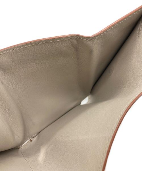 LOEWE（ロエベ）LOEWE (ロエベ) アナグラム トライフォードウォレット ベージュの古着・服飾アイテム