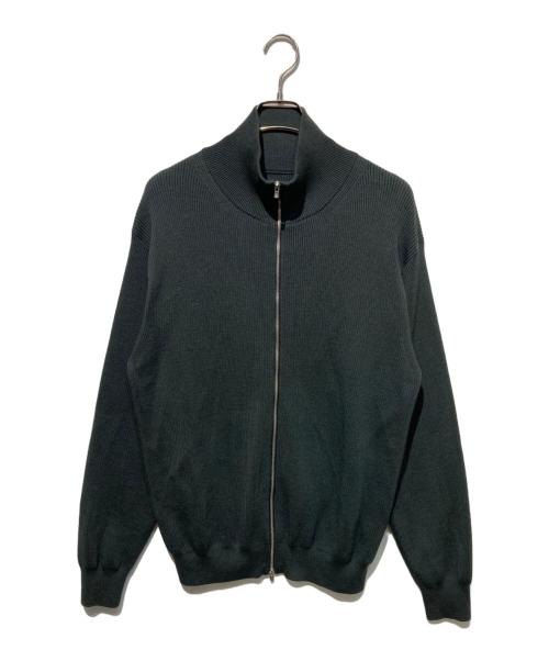 BATONER（バトナ―）BATONER (バトナ―) SUPER HIGH TWIST WOOL DRIVERS KNIT グレー サイズ:2の古着・服飾アイテム