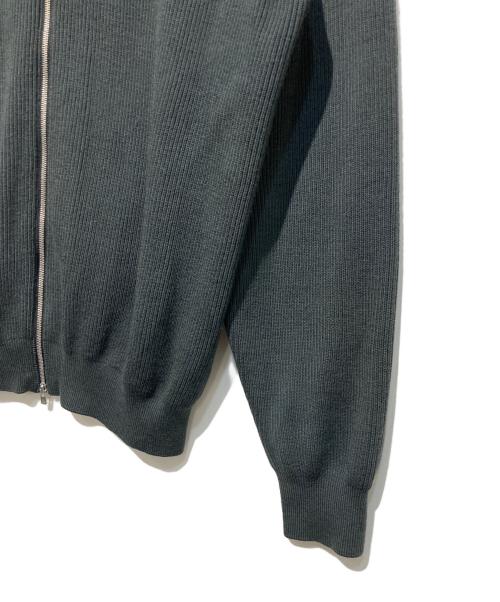 BATONER（バトナ―）BATONER (バトナ―) SUPER HIGH TWIST WOOL DRIVERS KNIT グレー サイズ:2の古着・服飾アイテム