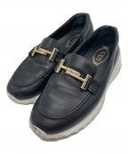 TOD'Sトッズ）の古着「厚底ビットローファー」｜ブラック